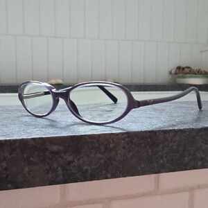 Purple Oval Glasses
